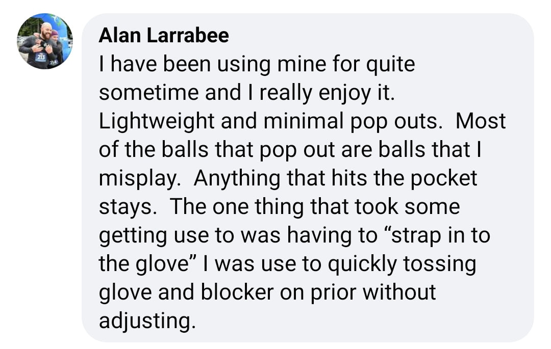 Ball hockey goalie glove ReasonY PRO MP