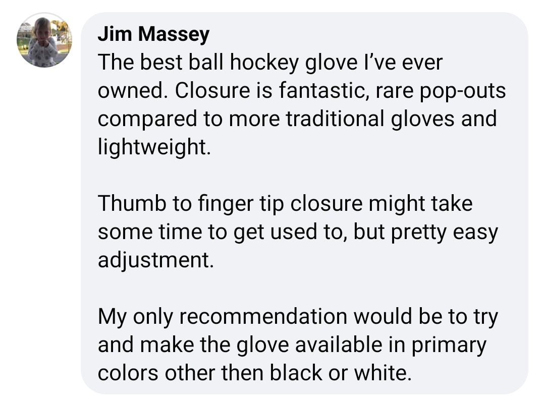 Ball hockey goalie glove ReasonY PRO MP